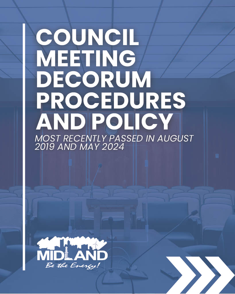 Council Meeting Decorum and Procedures Policy