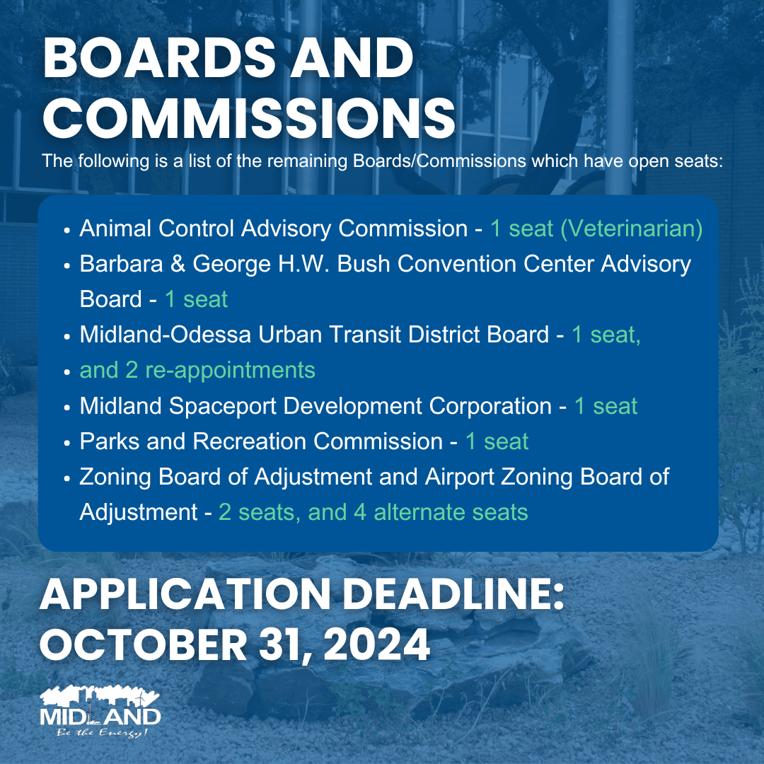 October deadline - boards