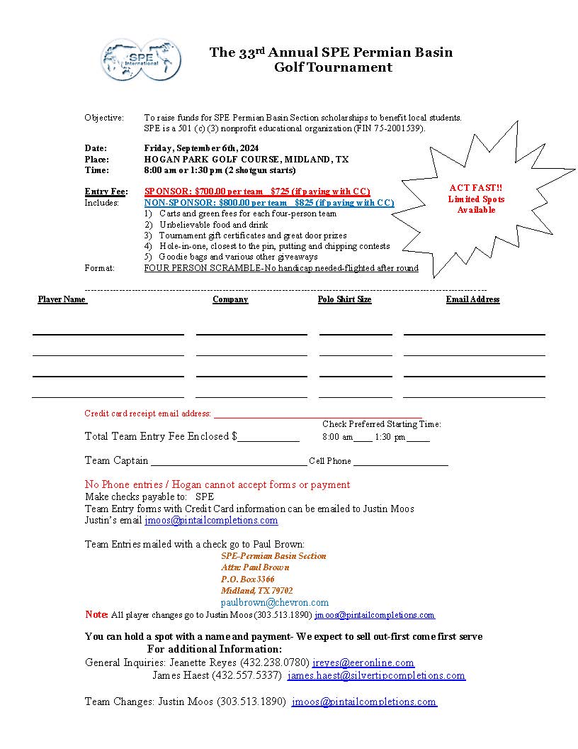 33rd Annual SPE Golf Entry Form - Limited_Page_1